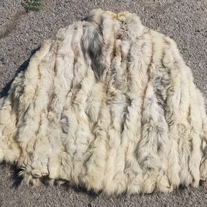 Saga Furs Cream Teddy Jacket